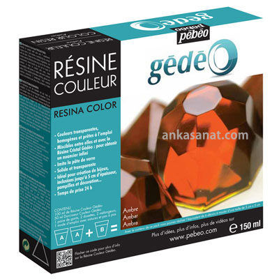 Pebeo Gedeo Resine Couleur Renkli Reçine Kehribar 150ml 766154