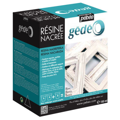 Pebeo Gedeo Resine Nacree Renkli Reçine Beyaz Sedef 150ml 766160