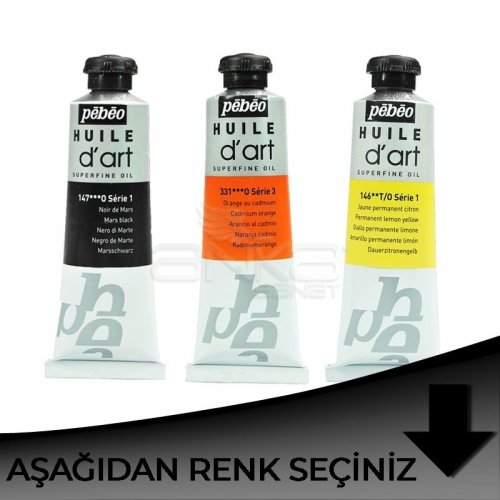 Pebeo Huile dArt 37ml Yağlı Boya Siyah Tonlar