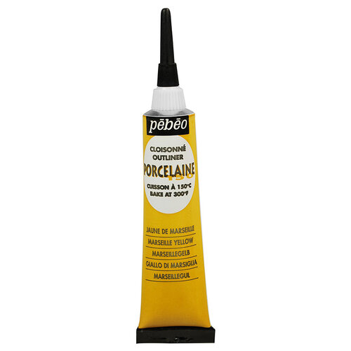 Pebeo Porcelaine 150 Fırınlanabilir Porselen Kontür 20ml 01 Marseille Yellow - 01 Marseille Yellow