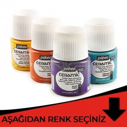 Pebeo - Pebeo Seramik Boyası 45ml Kırmızı Tonlar