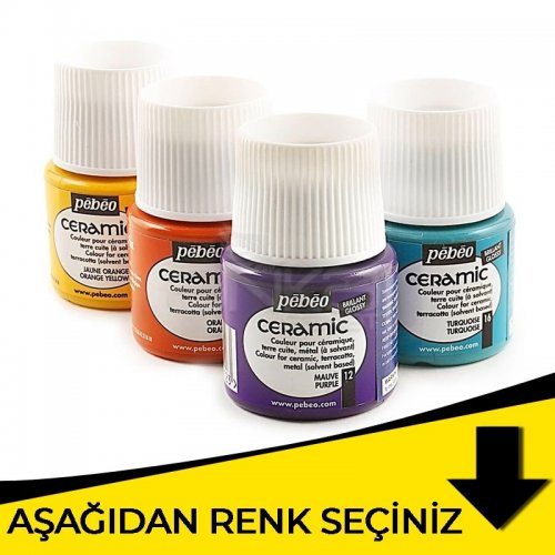 Pebeo Seramik Boyası 45ml Sarı Tonlar