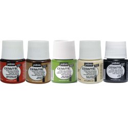 Anka Art - Pebeo Seramik Boyası 45ml Seti 5li Set 3