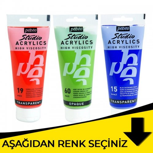 Pebeo Studio Akrilik Boya 100ml Sarı Tonlar