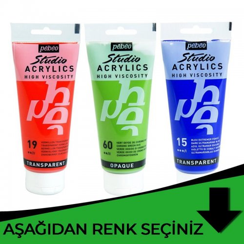 Pebeo Studio Akrilik Boya 100ml Yeşil Tonlar