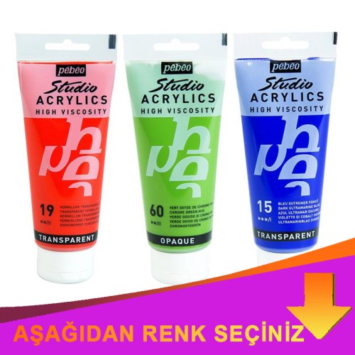 Pebeo Studio Akrilik Boya 100ml İndirimli Renkler