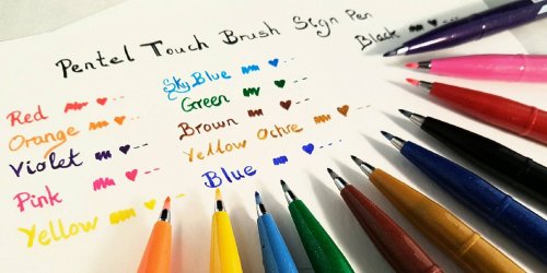 Pentel Fude Touch Brush Sign Pen