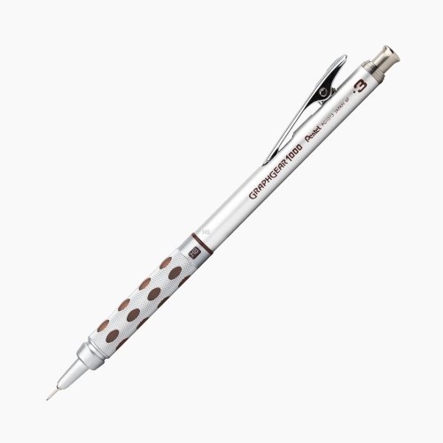 Pentel Graphgear 1000 Versatil Kalem Gümüş 0,3mm