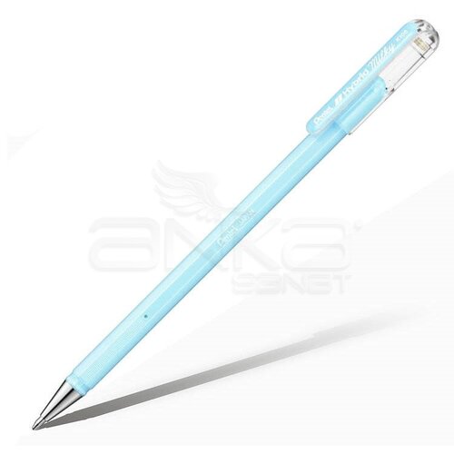 Pentel Hybrid Milky K108 0.8mm Jel Kalem Pastel Blue - Pastel Blue