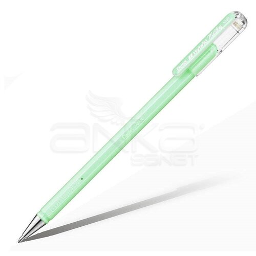 Pentel Hybrid Milky K108 0.8mm Jel Kalem Pastel Green - Pastel Green