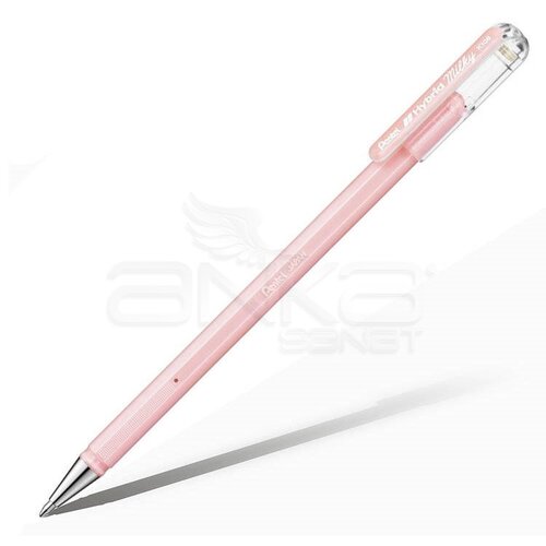 Pentel Hybrid Milky K108 0.8mm Jel Kalem Pastel Pink - Pastel Pink