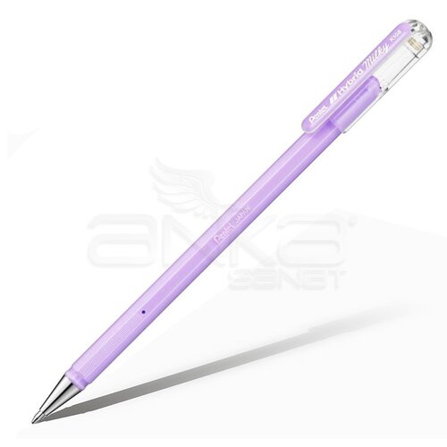 Pentel Hybrid Milky K108 0.8mm Jel Kalem Pastel Violet - Pastel Violet