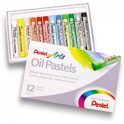 Pentel Yağlı Oil Pastel 12 Renk