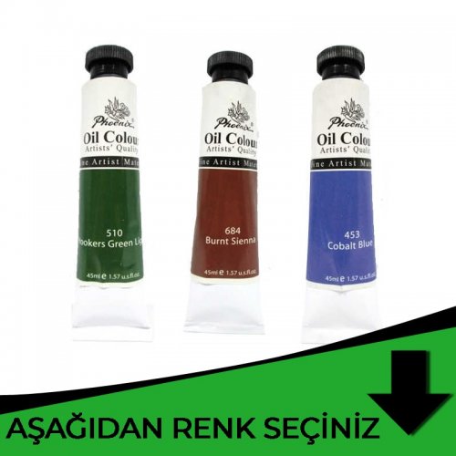 Phoenix Yağlı Boya 45ml Yeşil Tonlar