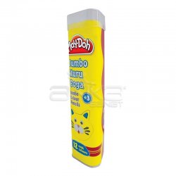 Play-Doh - Play-Doh 12 Renk Jumbo Üçgen Tüp Kuru Boya KU006