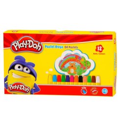 Play-Doh - Play-Doh 12 Renk Pastel Boya