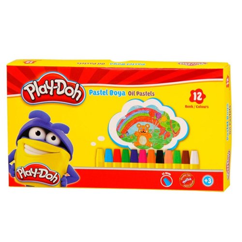 Play-Doh 12 Renk Pastel Boya