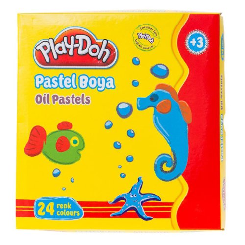 Play-Doh 24 Renk Pastel Boya PA004