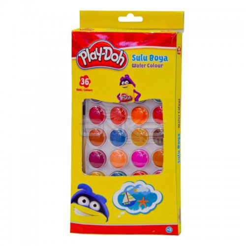 Playdoh 36 Renk Suluboya Seti