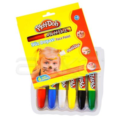 Play-Doh 6 Renk Yüz Boyası 120mm YU003