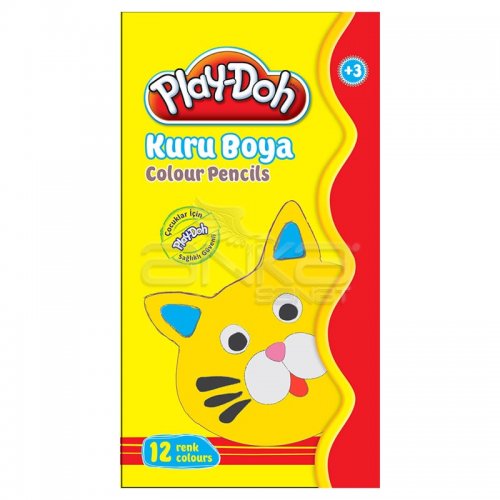 Play-Doh Teneke Kutu Kuru Boya 12 Renk KU013