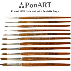 Ponart - Ponart 110K Usta Kolineks Sentetik Fırça