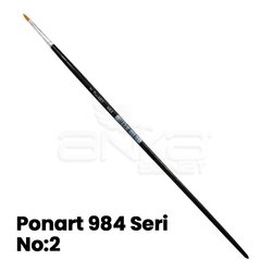 Ponart 984 Seri Kedi Dili Fırça - Thumbnail