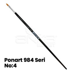 Ponart 984 Seri Kedi Dili Fırça - Thumbnail