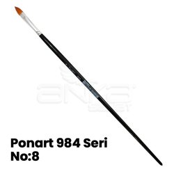 Ponart 984 Seri Kedi Dili Fırça - Thumbnail