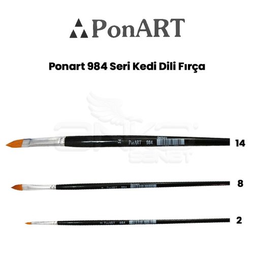 Ponart 984 Seri Kedi Dili Fırça