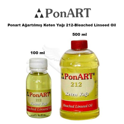 Ponart Ağartılmış Keten Yağı 212-Bleached Linseed Oil