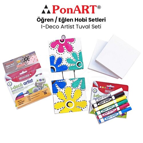 Ponart I-Deco Artist Tuval Seti PHS-15