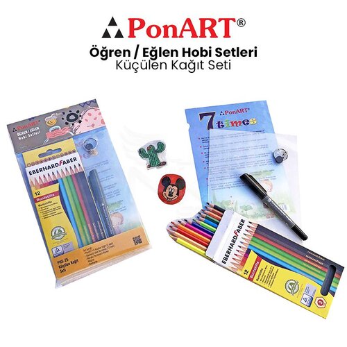 Ponart Küçülen Kağıt Seti PHS-25