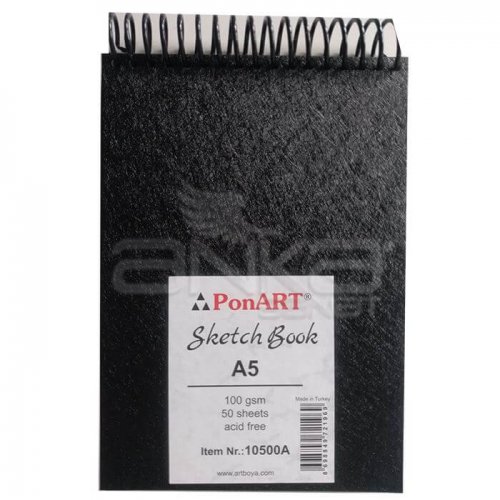 Ponart Sketch Book Üstten Spiralli Çizim Defteri 100g