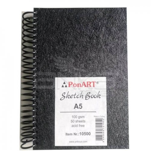 Ponart Sketch Book Yandan Spiralli Çizim Defteri 100g