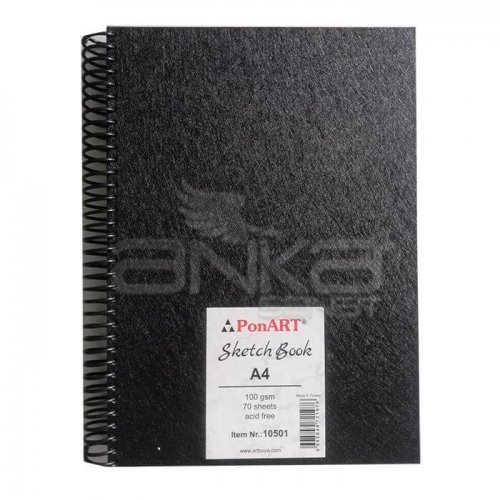 Ponart Sketch Book Yandan Spiralli Çizim Defteri 100g