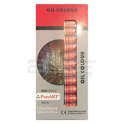 Ponart Yağlı Boya Seti 12x12ml O1212