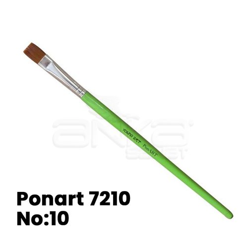 Ponart 7210 Young Art Sentetik Düz Kesik Fırça