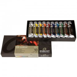 Rembrandt Oil Colour Box Yağlı Boya Seti Basic 10x15ml - Thumbnail