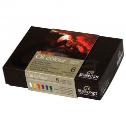 Rembrandt Oil Colour Box Yağlı Boya Seti Starter 6x15ml - Thumbnail