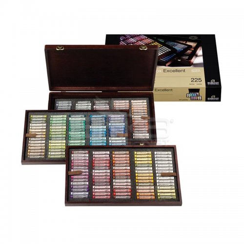 Rembrandt Soft Pastel Excellent Set 225li ahşap kutulu 