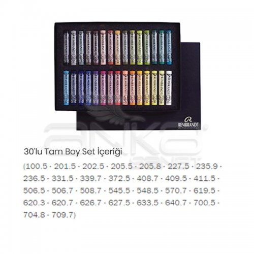 Rembrandt Soft Pastel General 30lu set