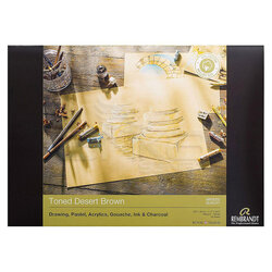 Rembrandt Toned Dessert Brown Çok Amaçlı Sanatsal Blok 180g 50 Yaprak - Thumbnail