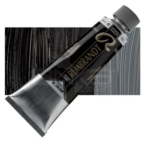 Rembrandt Yağlı Boya 150ml Seri 1 701 Ivory Black