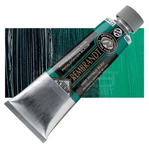 Rembrandt Yağlı Boya 150ml Seri 3 680 Phthalo Green Blue - 680 Phthalo Green Blue