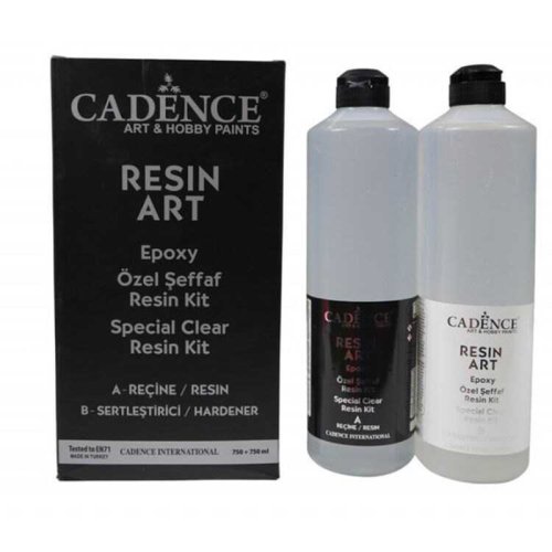 Cadence Resin Art Şeffaf Epoksi Seti 750ml+750ml