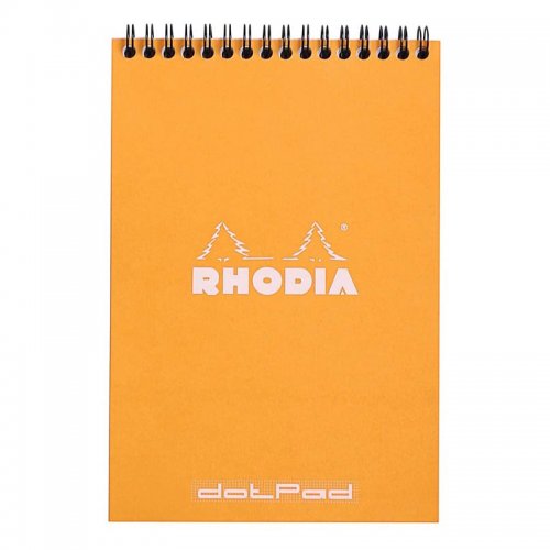 Rhodia Spiralli Noktalı Not Defteri Turuncu A5