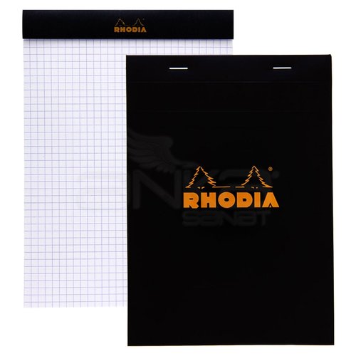 Rhodia Basic Bloknot Siyah Kapak 80g 80 Yaprak 148x210mm Kareli