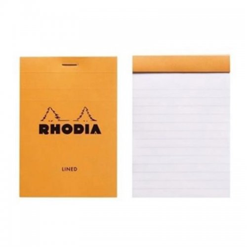 Rhodia Basic Bloknot Turuncu Kapak 80g 80 Yaprak Çizgili 21x29,7