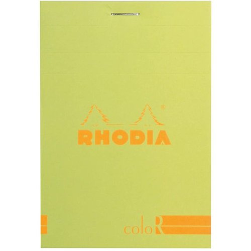 Rhodia Basic Çizgili Bloknot Anis Kapak 90g 70 Yaprak A4 - Anis